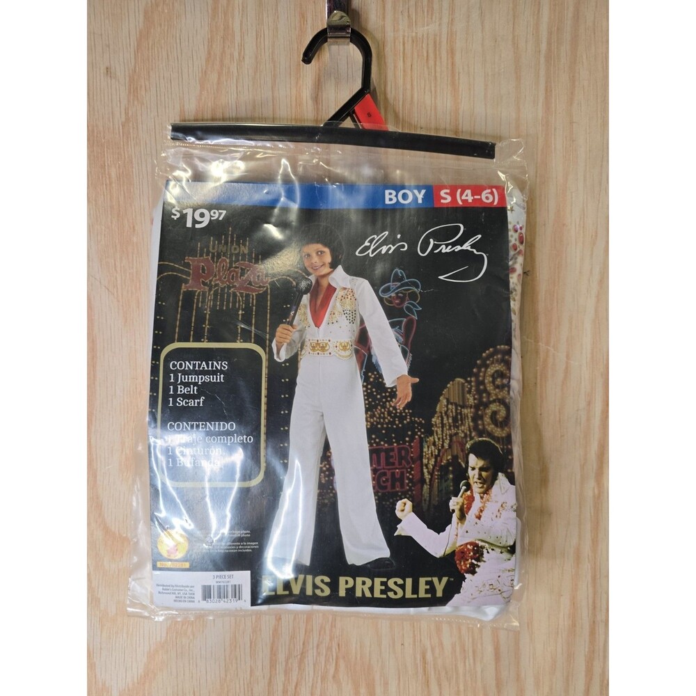 RUBIE'S ELVIS NOW ELVIS PRESLEY HALLOWEEN COSTUME CHILD SMALL (4-6) NO WIG